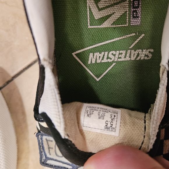 Vans skatistan slip on checkered skateboard sneakers MEN size US 5.5 - Picture 7 of 10